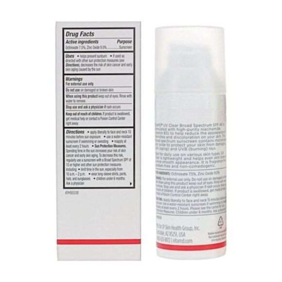 EltaMD UV Clear SPF 46 Broad Spectrum Moisturizing Facial Sunscreen 1.7 oz (48g) - Picture 4 of 4